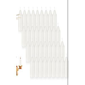 NEW Off White 36 Pcs Candles 4 x 0.8 Inches Traditional Christmas Wax